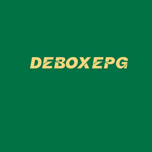 Logo da DEBOXEPG